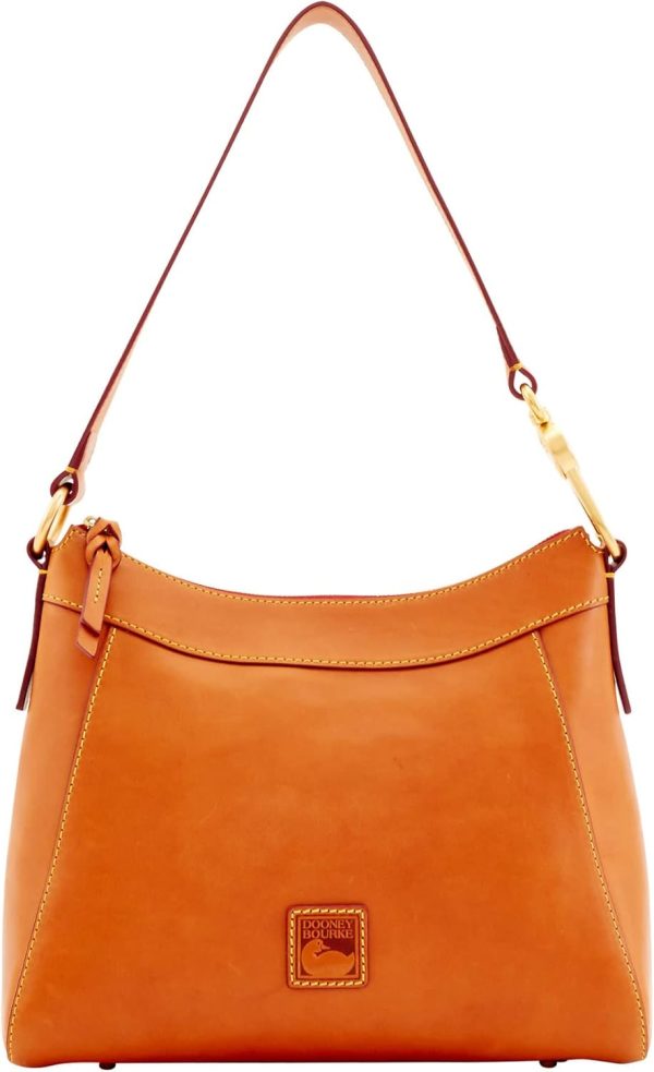 Dooney & Bourke Handbag, Florentine Large Cassidy Hobo Shoulder Bag - Natural florentine walnut