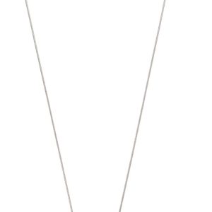 NINE WEST Women's Silver Adjustable Pendant Necklace, 40" L silver lake
