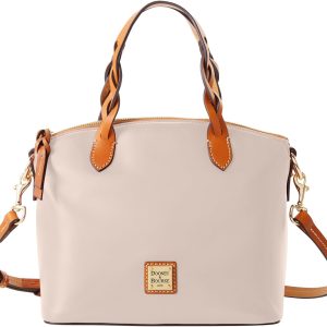 Dooney & Bourke Handbag, Wexford Leather Small Heidi Satchel - Oyster amp