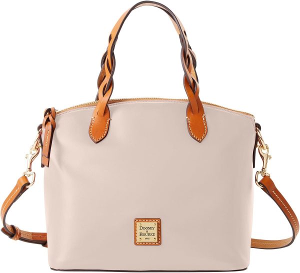 Dooney & Bourke Handbag, Wexford Leather Small Heidi Satchel - Oyster amp