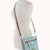 Dooney & Bourke Plumeria Floral Zip Crossbody and Wallet Bundle floral pattern