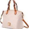 Dooney & Bourke Handbag, Wexford Leather Small Heidi Satchel - Oyster handbag clinic