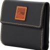 Dooney & Bourke Wallet, Pebble Grain Small Flap Credit Card Wallet - Black dooney bag