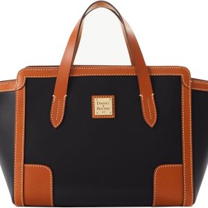 Dooney & Bourke Handbag, Wexford Leather Small Shopper Tote - Black bourke street bakery surry hills