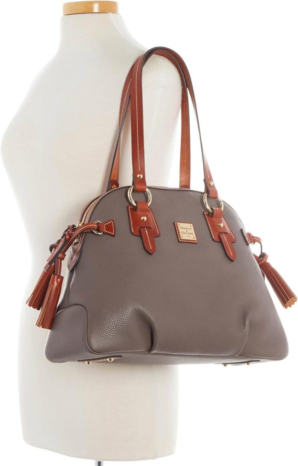 Dooney & Bourke Handbag, Pebble Grain Domed Satchel-4