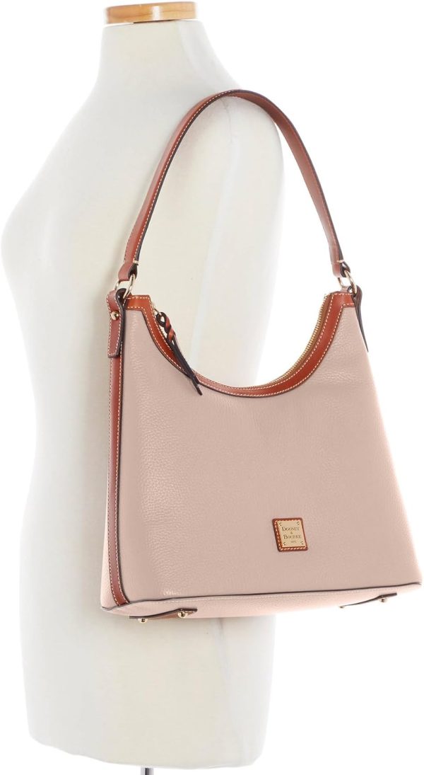 Dooney & Bourke Shoulder Bags, Pebble Grain Leather Hobo Purses for Women dooney and bourke vs coach