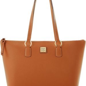 Dooney & Bourke Handbag, Saffiano Wren Zip Top Tote dooney & bourke lucca pebble leather large barlow tote