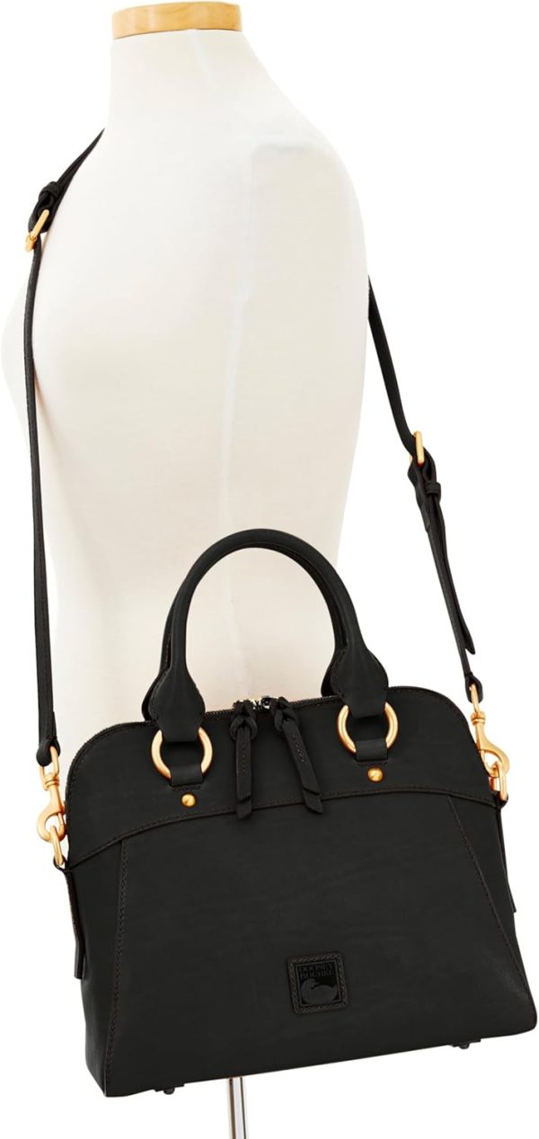 Dooney & Bourke Satchel Handbags for Women, Cameron Florentine Leather Satchel Bag with Optional Crossbody Strap handbags for women