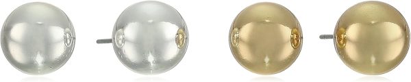 Nine West "Chain Gang" Knot Button Earrings western union