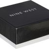 Nine West Women's Boxed Bracelet Pave Heart Stretch-1