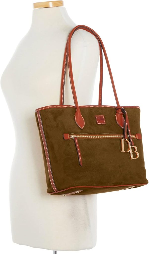Dooney & Bourke Handbag, Suede Tote - Olive dooney &amp bourke handbag suede tote - olive young
