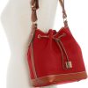 Dooney & Bourke Shoulder Bags, Pebble Grain Drawstring Leather Bucket Bags for Women shoulder bags pebble