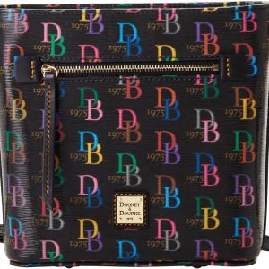 Dooney & Bourke Handbag, Db75 Multi Small Zip Crossbody - Black handbag heaven