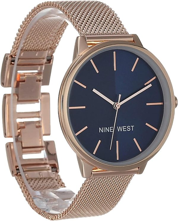 Nine West Women's Mesh Bracelet Watch-2