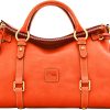 Dooney & Bourke Satchel Bags for Women, Large Florentine Satchel Handbag with Optional Crossbody Bag Strap satchel bag