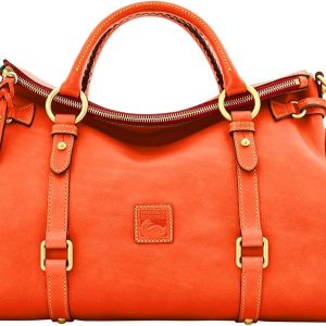 Dooney & Bourke Satchel Bags for Women, Large Florentine Satchel Handbag with Optional Crossbody Bag Strap satchel bag