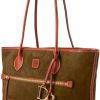 Dooney & Bourke Handbag, Suede Tote - Olive dooney &amp bourke handbag suede tote - olive oil