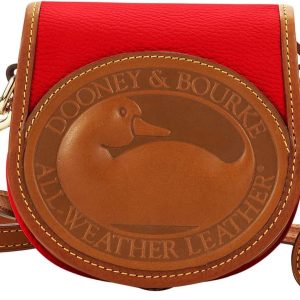 Dooney & Bourke Handbag, All Weather Leather 2 Duck Bag Crossbody - Red handbag heaven