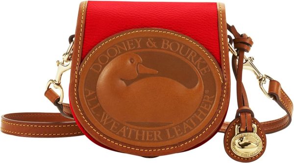 Dooney & Bourke Handbag, All Weather Leather 2 Duck Bag Crossbody - Red handbag heaven