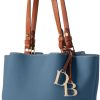 Dooney & Bourke Handbag, Pebble Grain Small Flynn Shoulder Bag - Jeans handbag clinic