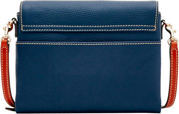 Dooney & Bourke Handbag, Pebble Grain Hunter Crossbody | Midnight Blue pebblepad