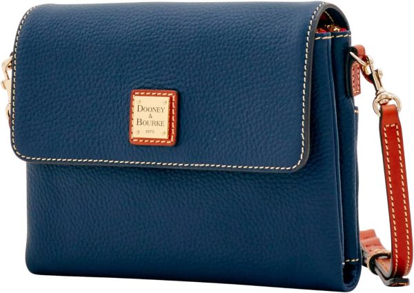 Dooney & Bourke Handbag, Pebble Grain Hunter Crossbody | Midnight Blue handbag sale