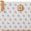 Dooney & Bourke Handbag, Blakely Large Wristlet - Bone blakely parka- cr