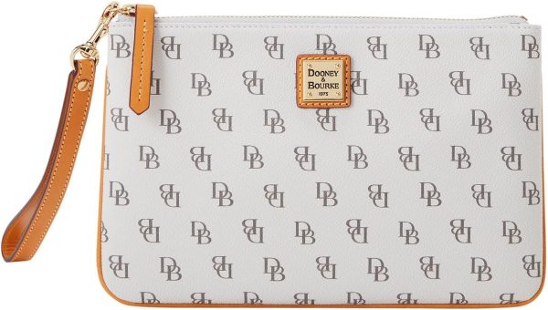 Dooney & Bourke Handbag, Blakely Large Wristlet - Bone blakely parka- cr