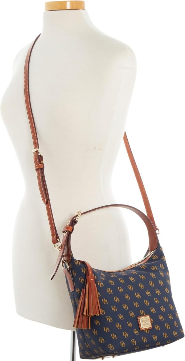 Dooney & Bourke Crossbody Bags for Women, Gretta Paige Women's Handbag with Removable Crossbody Strap ample
