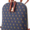 Dooney & Bourke Handbag, Gretta Small Zip Pod Backpack - Navy amplifier