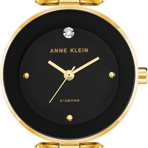 Anne Klein Women's Genuine Diamond Dial Bangle Watch annealing