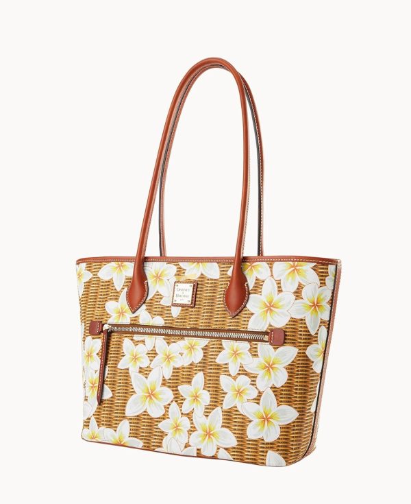 Dooney & Bourke Shoulder Tote and Large Zip Around Wristlet Bundle Set shoulder dolly