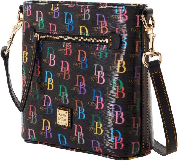 Dooney & Bourke Handbag, Db75 Multi Small Zip Crossbody - Black amp review