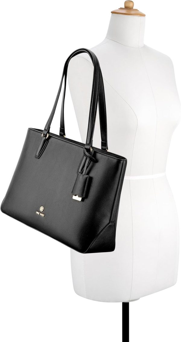 Nine West Black Rectangular Tote-1