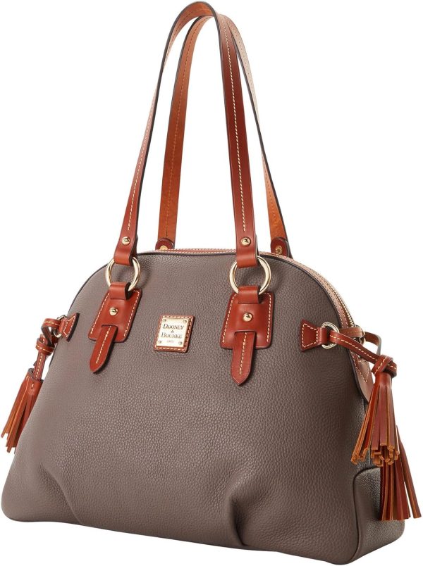 Dooney & Bourke Handbag, Pebble Grain Domed Satchel-1