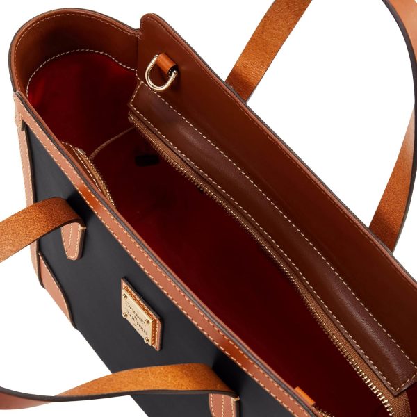 Dooney & Bourke Handbag, Wexford Leather Small Shopper Tote - Black amphenol