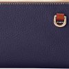 Dooney & Bourke Women's Large Zip Around Wristlet Crossbody in Pebble Grain Leather, with Detachable Shoulder Strap sephora