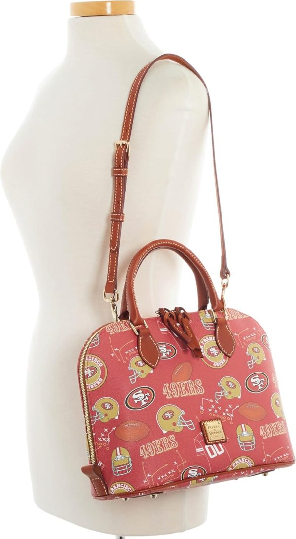 Dooney & Bourke Handbag, NFL 49ers Zip Zip Satchel | Red-3