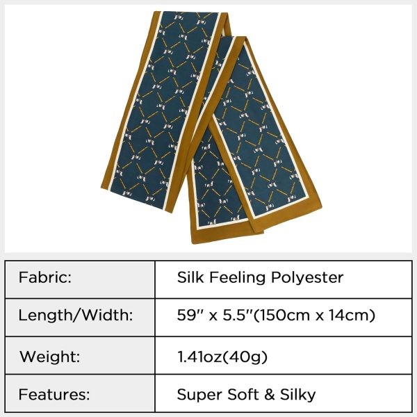 vimate Hair Scarf for Women Fashion Satin Silky Feeling Neck Scarf Bag Purse Scarf for Handbag Handle Etc fortnite