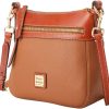 Dooney & Bourke Handbag, Pebble Grain Crossbody 25 - Caramel ampace