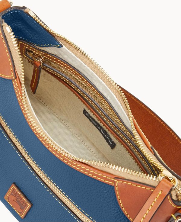 Dooney & Bourke Handbag, Pebble Grain Small Hobo | Black bourke