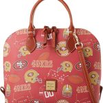 Dooney & Bourke Handbag, NFL 49ers Zip Zip Satchel | Red dooney &amp bourke handbag nfl 49ers zip zip satchel reddit