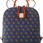 Dooney & Bourke Handbag, Gretta Small Zip Pod Backpack - Navy handbag brands