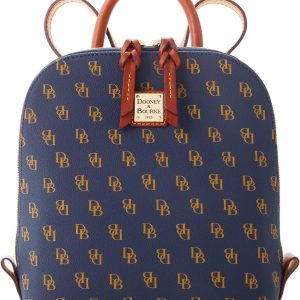 Dooney & Bourke Handbag, Gretta Small Zip Pod Backpack - Navy handbag brands