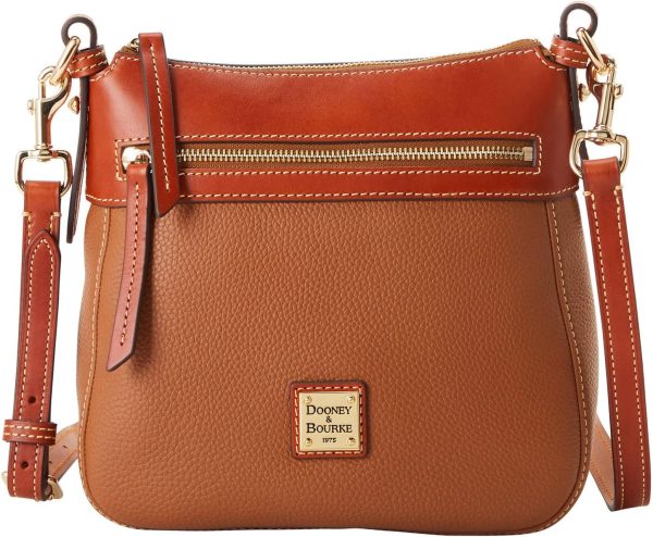Dooney & Bourke Handbag, Pebble Grain Crossbody 25 - Caramel dooney and bourke bag