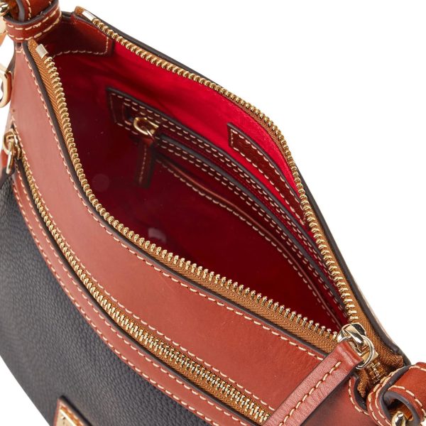 Dooney & Bourke Handbag, Pebble Grain Crossbody 25 - Black bourke street