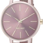 Nine West Women's NW/2280PKPK Pink Mesh Bracelet Watch ninebot scooter