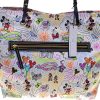 Dooney & Bourke Disney Sketch Nylon Large Reversible Tote White disney world
