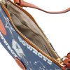 Dooney & Bourke Handbag, NFL Cowboys Top Zip Crossbody | Navy dooney & bourke lucca pebble leather large barlow tote
