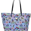 Dooney & Bourke Disney Sketch Nylon Large Reversible Tote White amp